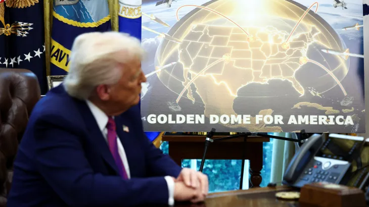 بين الفضاء والأرض.. الكشف عن مشروع القبة الذهبية الأمريكية بين الفضاء والأرض.. الكشف عن مشروع القبة الذهبية الأمريكية