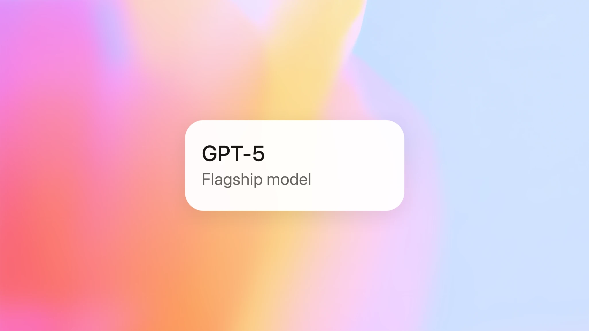 GPT-5 .. إطلاق أحدث نموذج للذكاء الاصطناعي GPT-5 .. إطلاق أحدث نموذج للذكاء الاصطناعي